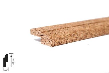 Skirting cork strip