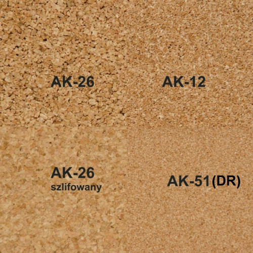 Cork sheet AK51 940x635x20mm (fine grained)